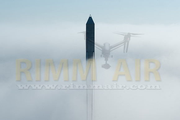 Morning Fog Surrounds Verona Island Tower