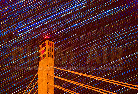 January Startrails - Penobscot Narrows Observatory