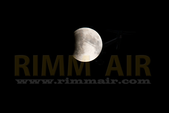 Supermoon Lunar Eclipse - Beginning