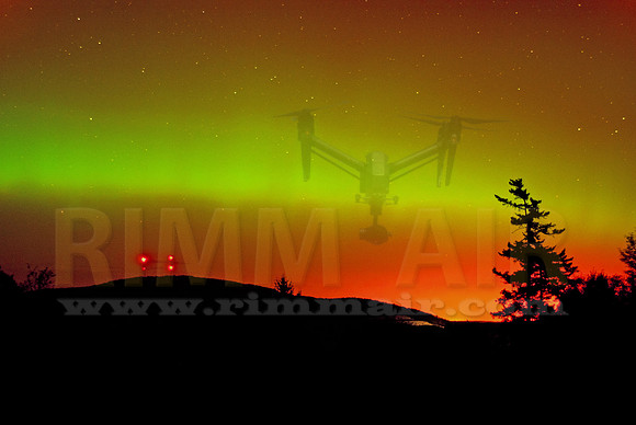 Aurora Borealis Over Mt. Waldo