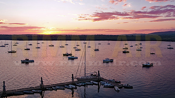 Stockton Springs Harbor Sunset