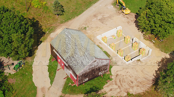 New Foundation for 1800's Barn