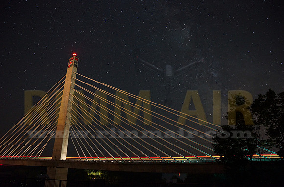 Milky Way Over the Bridge